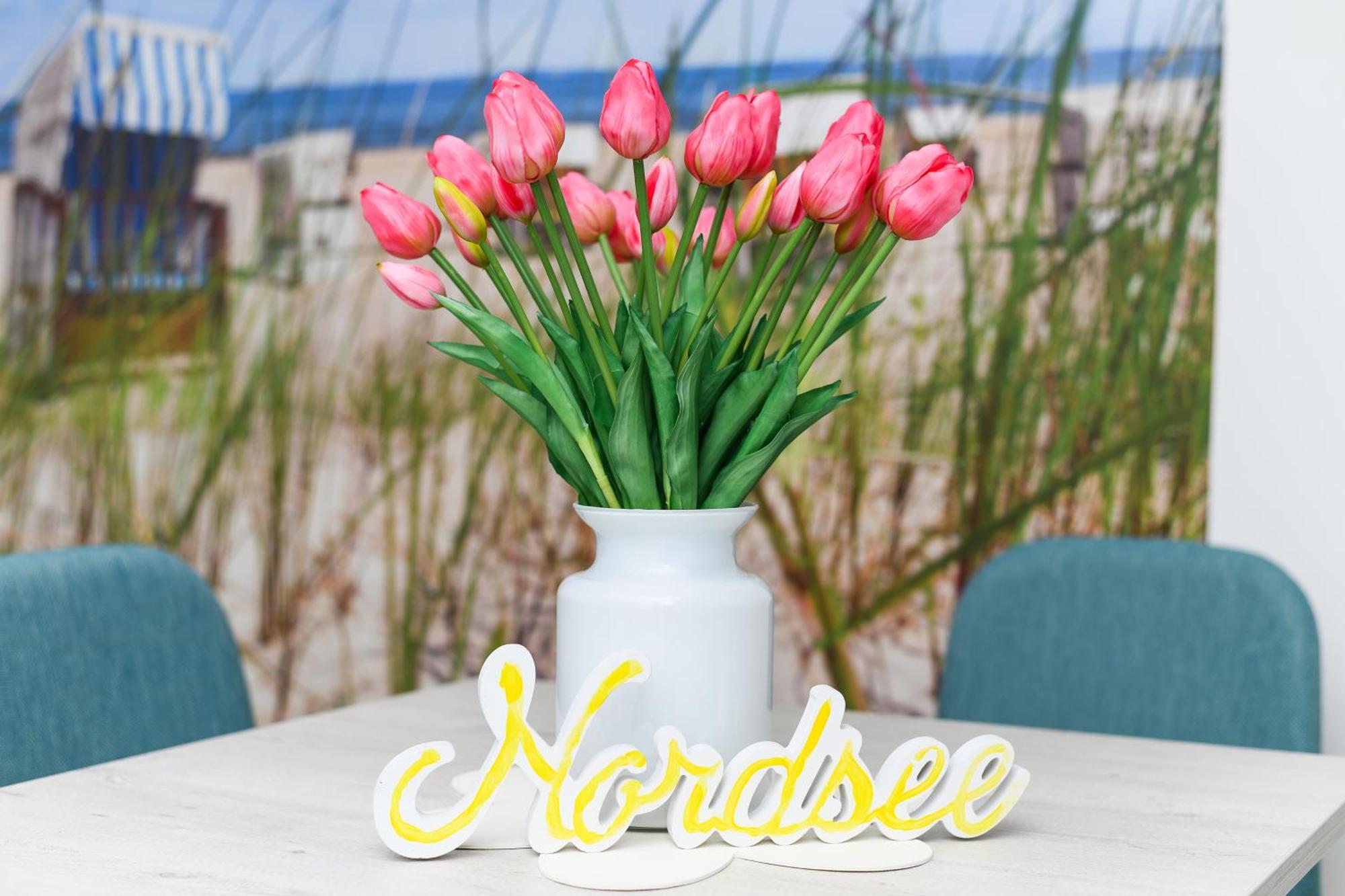 Haus Strandkorb Mit Fruehstuecksoption เบนซาซิเออ ภายนอก รูปภาพ
