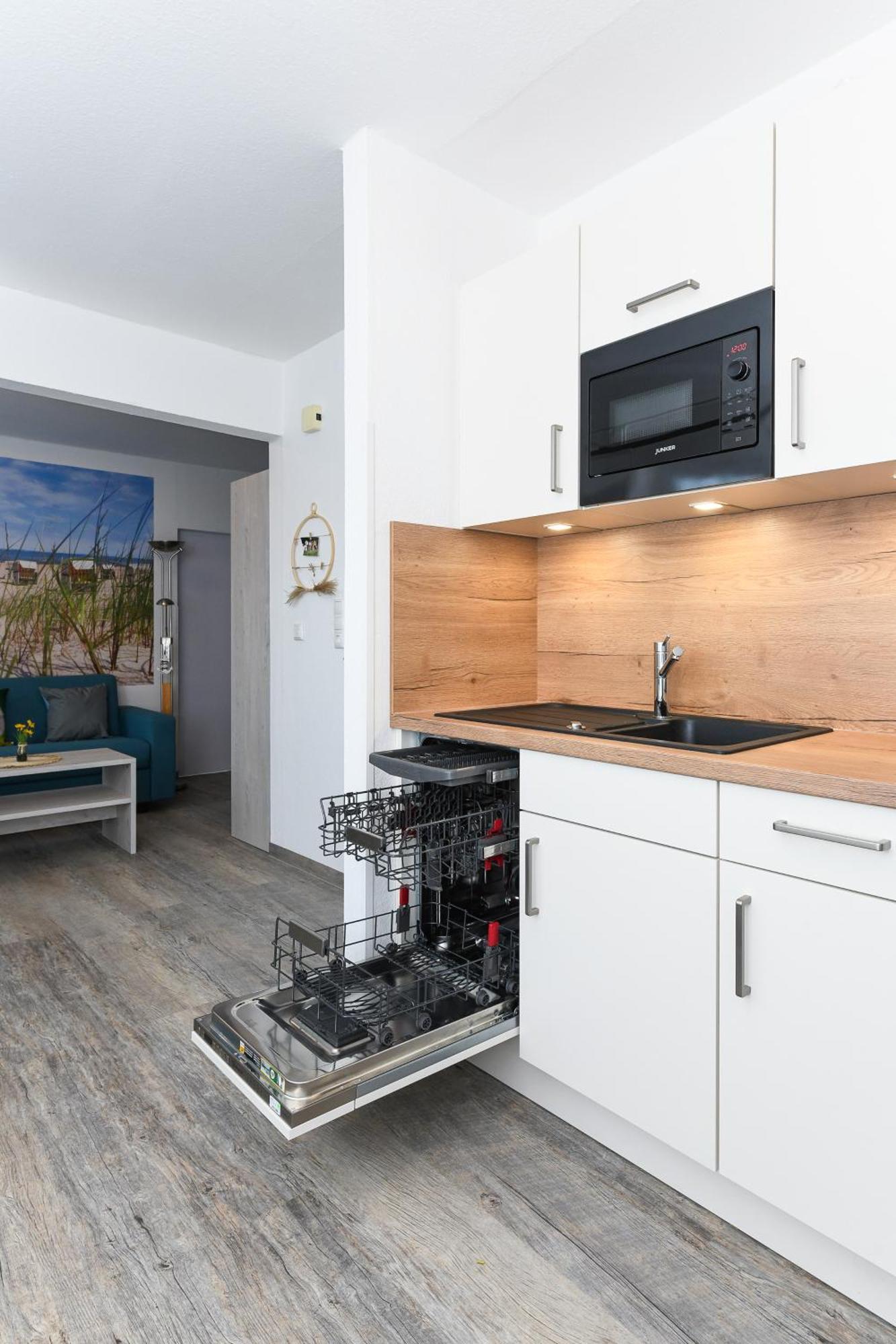 Haus Strandkorb Mit Fruehstuecksoption เบนซาซิเออ ภายนอก รูปภาพ